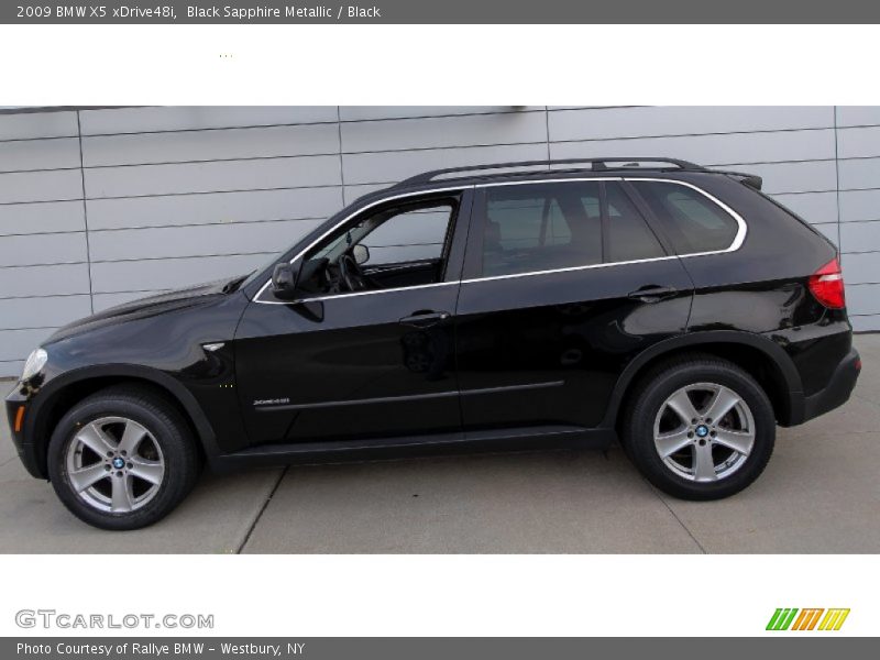 Black Sapphire Metallic / Black 2009 BMW X5 xDrive48i