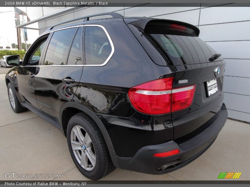 Black Sapphire Metallic / Black 2009 BMW X5 xDrive48i