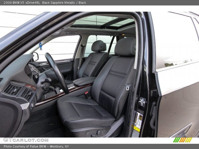 Black Sapphire Metallic / Black 2009 BMW X5 xDrive48i