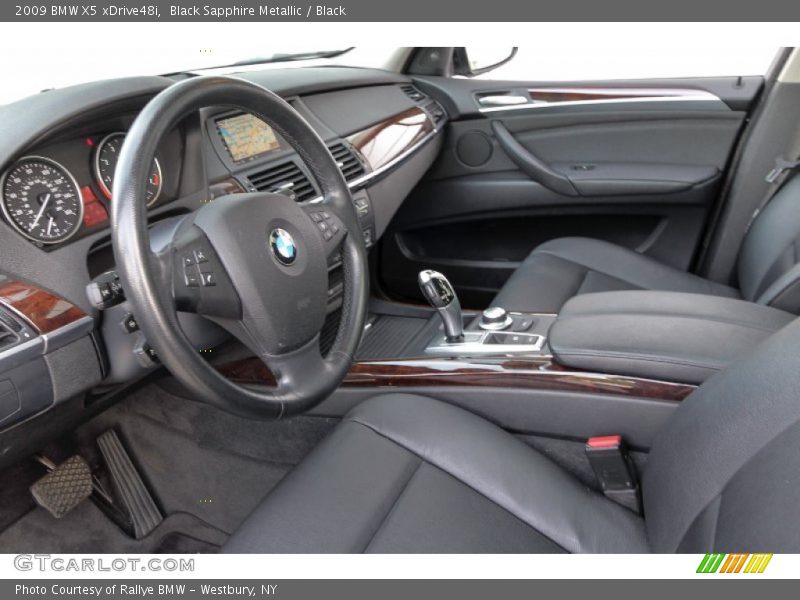 Black Sapphire Metallic / Black 2009 BMW X5 xDrive48i