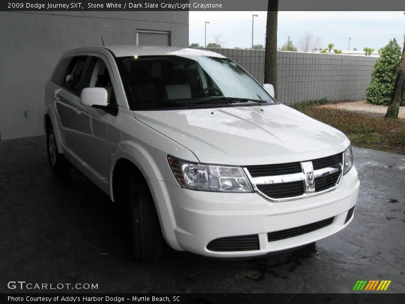 Stone White / Dark Slate Gray/Light Graystone 2009 Dodge Journey SXT