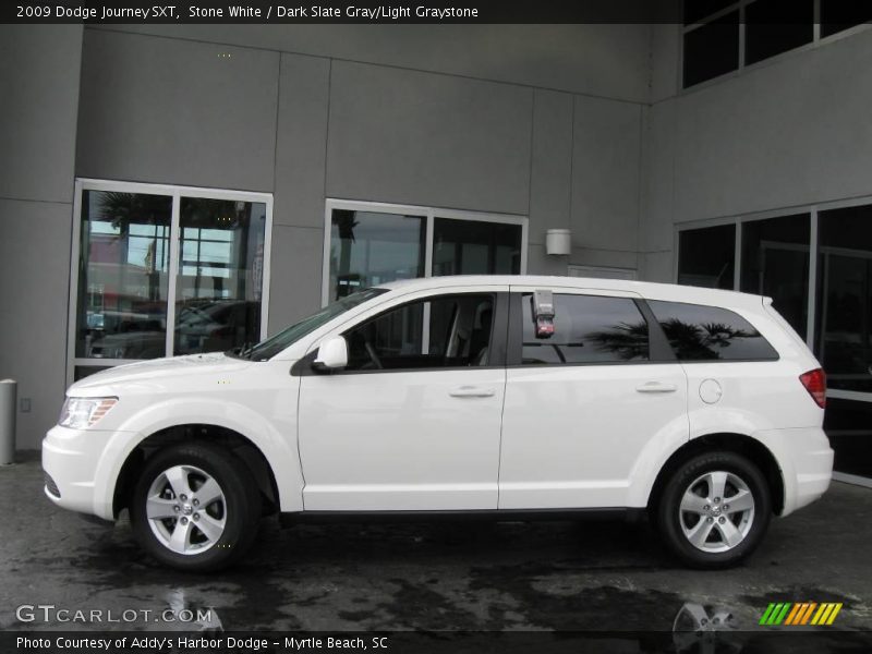 Stone White / Dark Slate Gray/Light Graystone 2009 Dodge Journey SXT