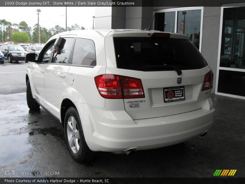 Stone White / Dark Slate Gray/Light Graystone 2009 Dodge Journey SXT