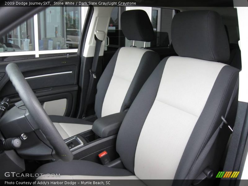 Stone White / Dark Slate Gray/Light Graystone 2009 Dodge Journey SXT
