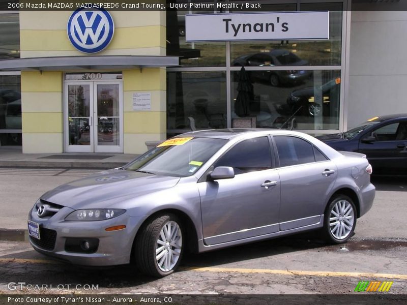Liquid Platinum Metallic / Black 2006 Mazda MAZDA6 MAZDASPEED6 Grand Touring