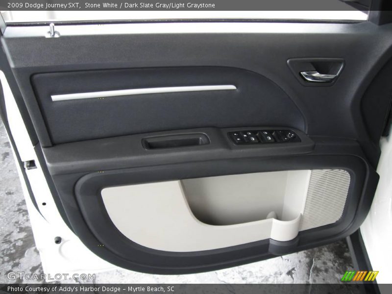 Stone White / Dark Slate Gray/Light Graystone 2009 Dodge Journey SXT