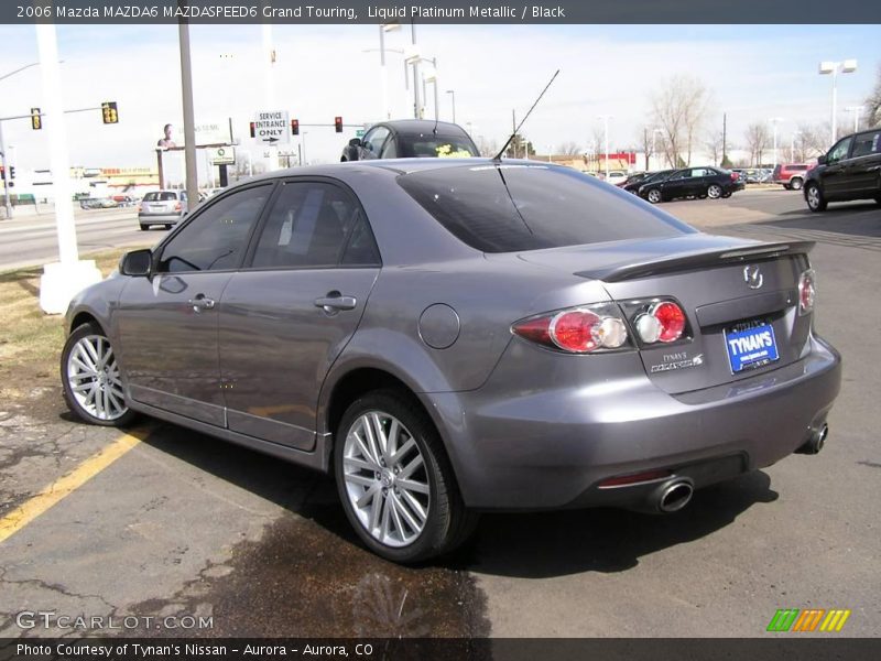 Liquid Platinum Metallic / Black 2006 Mazda MAZDA6 MAZDASPEED6 Grand Touring