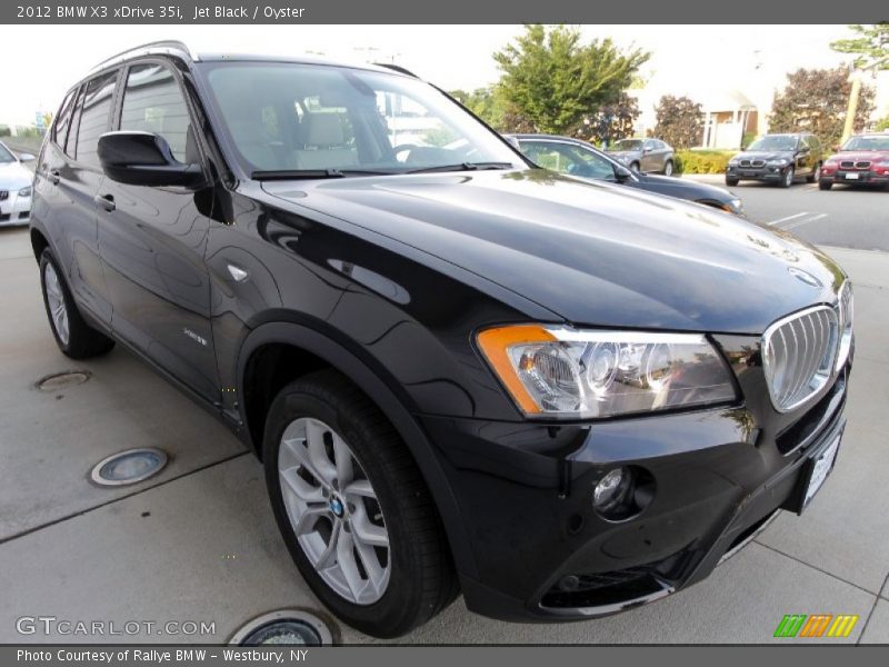 Jet Black / Oyster 2012 BMW X3 xDrive 35i