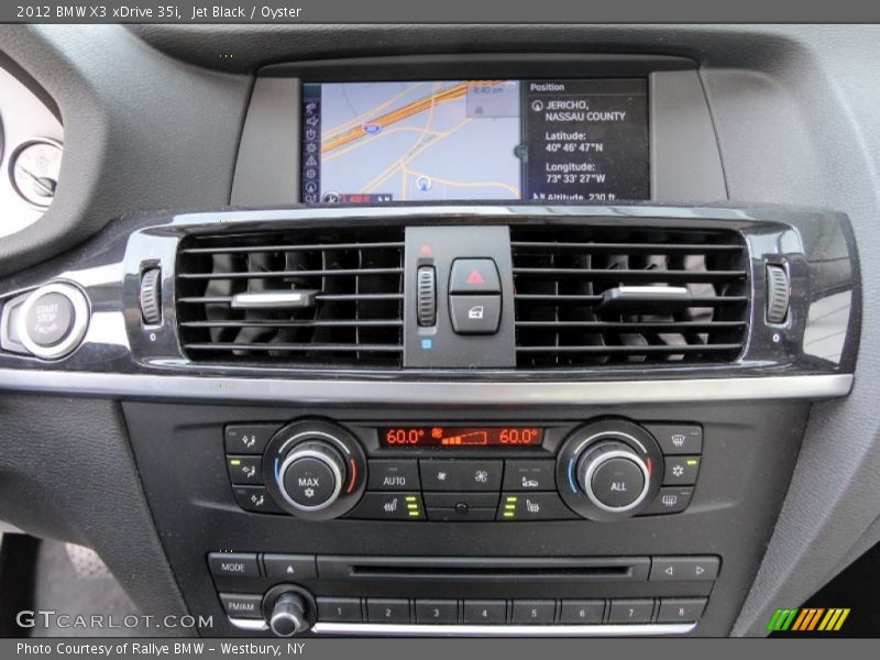 Jet Black / Oyster 2012 BMW X3 xDrive 35i