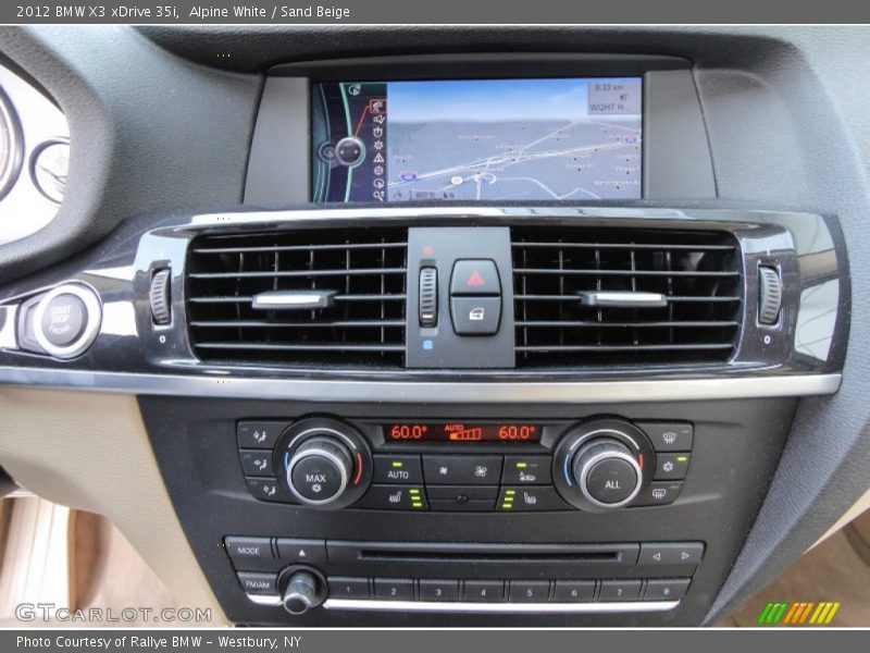 Alpine White / Sand Beige 2012 BMW X3 xDrive 35i