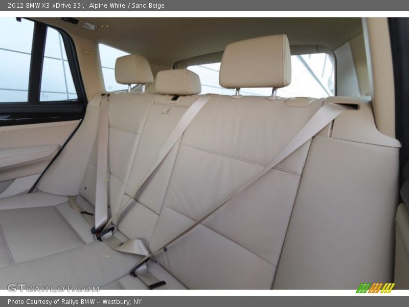 Alpine White / Sand Beige 2012 BMW X3 xDrive 35i