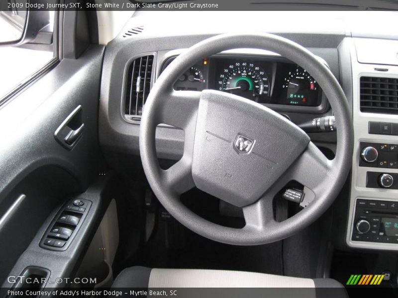 Stone White / Dark Slate Gray/Light Graystone 2009 Dodge Journey SXT