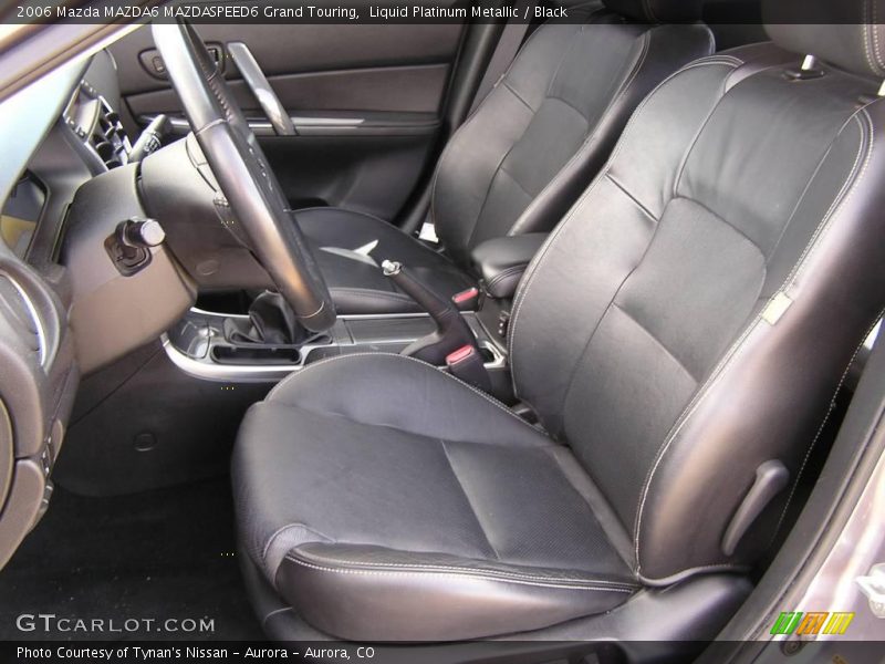 Liquid Platinum Metallic / Black 2006 Mazda MAZDA6 MAZDASPEED6 Grand Touring