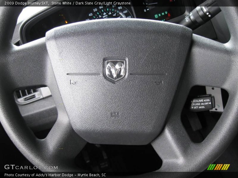 Stone White / Dark Slate Gray/Light Graystone 2009 Dodge Journey SXT