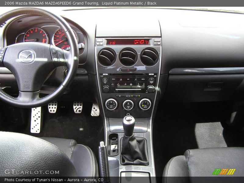 Liquid Platinum Metallic / Black 2006 Mazda MAZDA6 MAZDASPEED6 Grand Touring