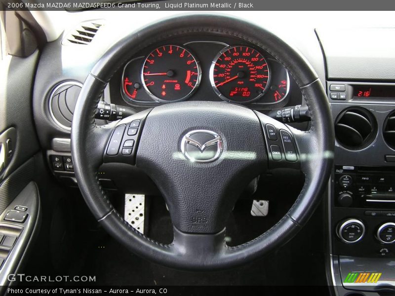 Liquid Platinum Metallic / Black 2006 Mazda MAZDA6 MAZDASPEED6 Grand Touring