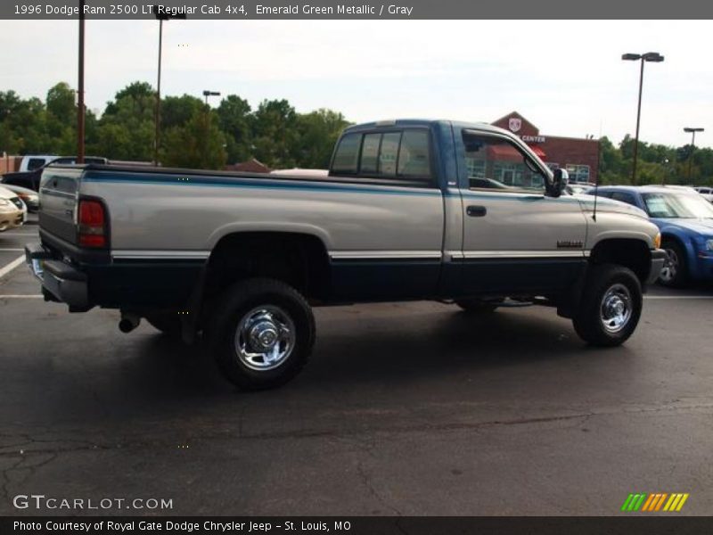 Emerald Green Metallic / Gray 1996 Dodge Ram 2500 LT Regular Cab 4x4