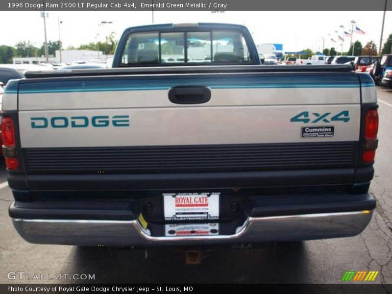 Emerald Green Metallic / Gray 1996 Dodge Ram 2500 LT Regular Cab 4x4