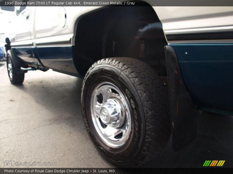 Emerald Green Metallic / Gray 1996 Dodge Ram 2500 LT Regular Cab 4x4