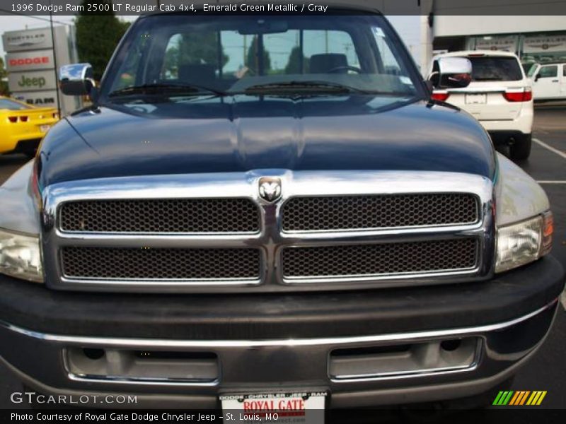 Emerald Green Metallic / Gray 1996 Dodge Ram 2500 LT Regular Cab 4x4