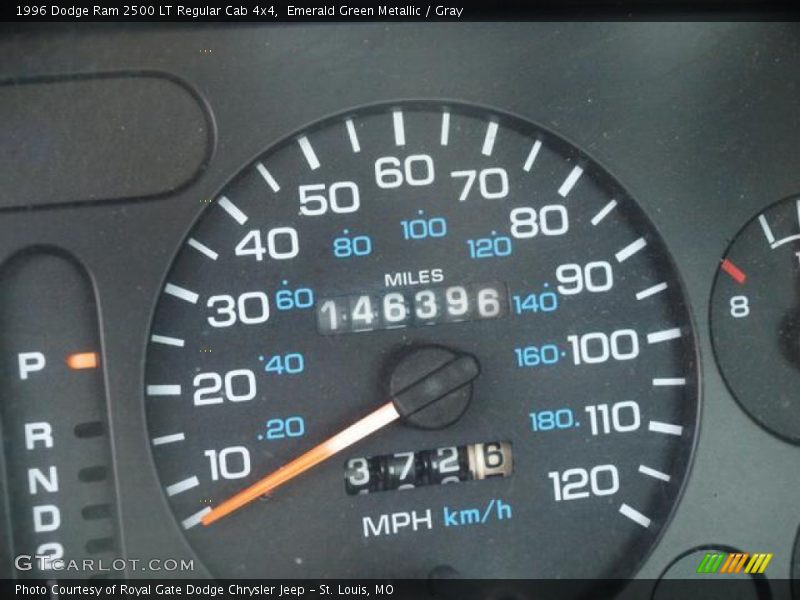 Emerald Green Metallic / Gray 1996 Dodge Ram 2500 LT Regular Cab 4x4