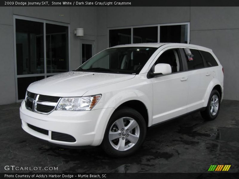 Stone White / Dark Slate Gray/Light Graystone 2009 Dodge Journey SXT