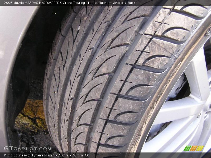 Liquid Platinum Metallic / Black 2006 Mazda MAZDA6 MAZDASPEED6 Grand Touring