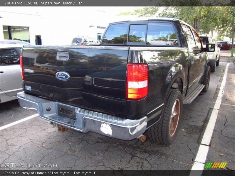 Black / Tan 2004 Ford F150 XLT SuperCrew