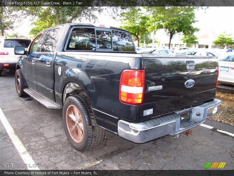 Black / Tan 2004 Ford F150 XLT SuperCrew