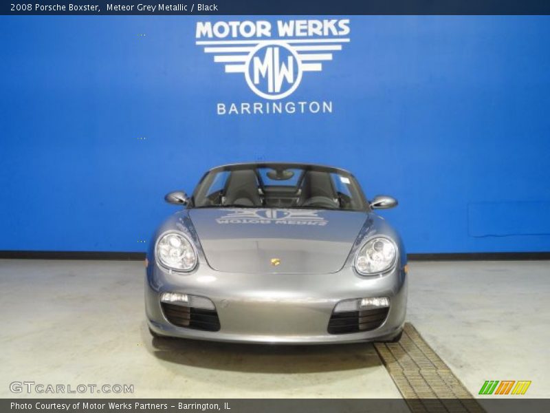 Meteor Grey Metallic / Black 2008 Porsche Boxster