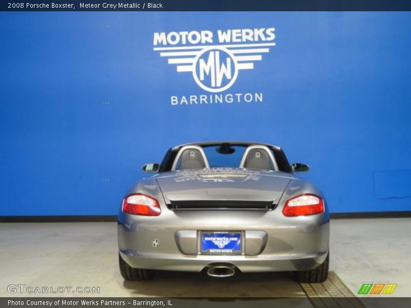 Meteor Grey Metallic / Black 2008 Porsche Boxster