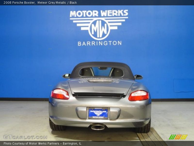 Meteor Grey Metallic / Black 2008 Porsche Boxster