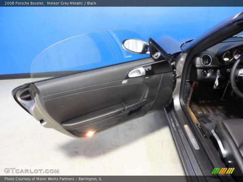 Meteor Grey Metallic / Black 2008 Porsche Boxster