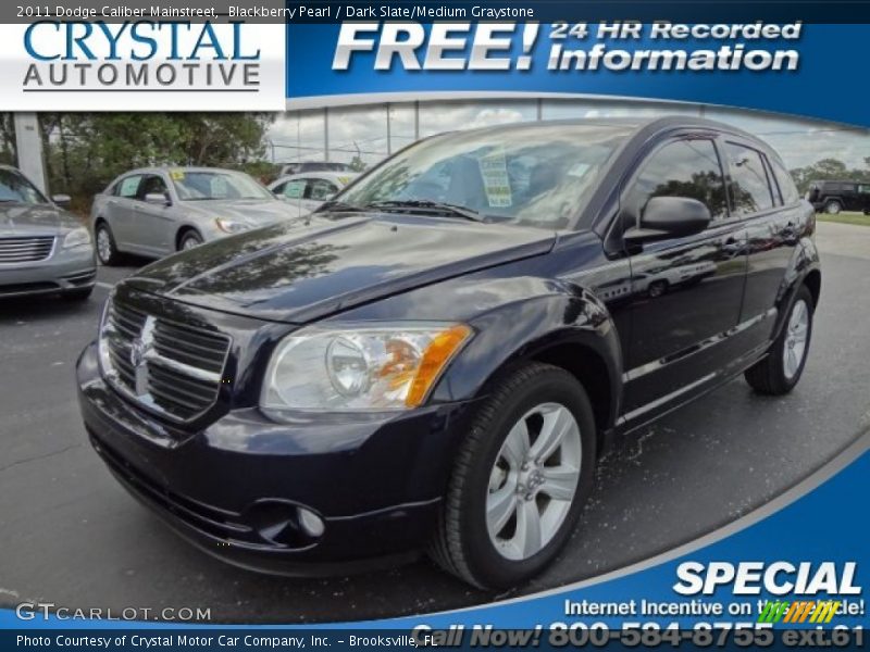 Blackberry Pearl / Dark Slate/Medium Graystone 2011 Dodge Caliber Mainstreet