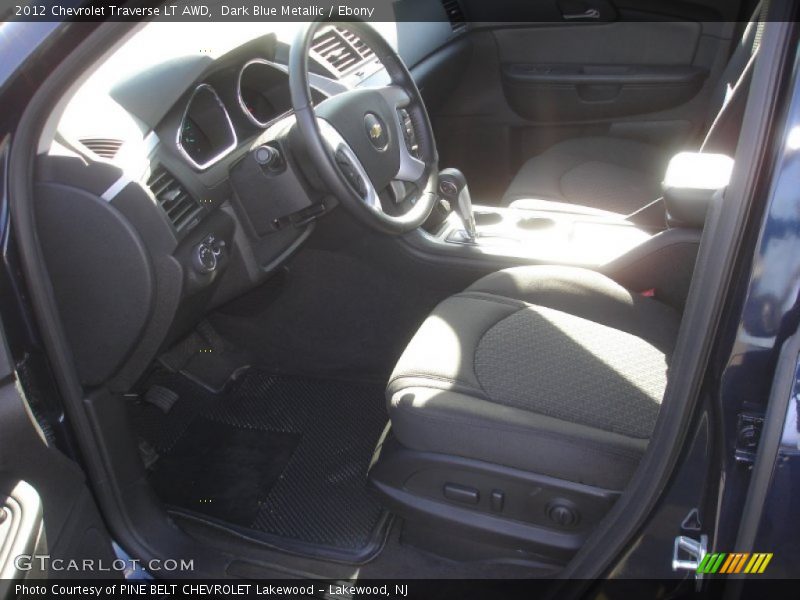 Dark Blue Metallic / Ebony 2012 Chevrolet Traverse LT AWD