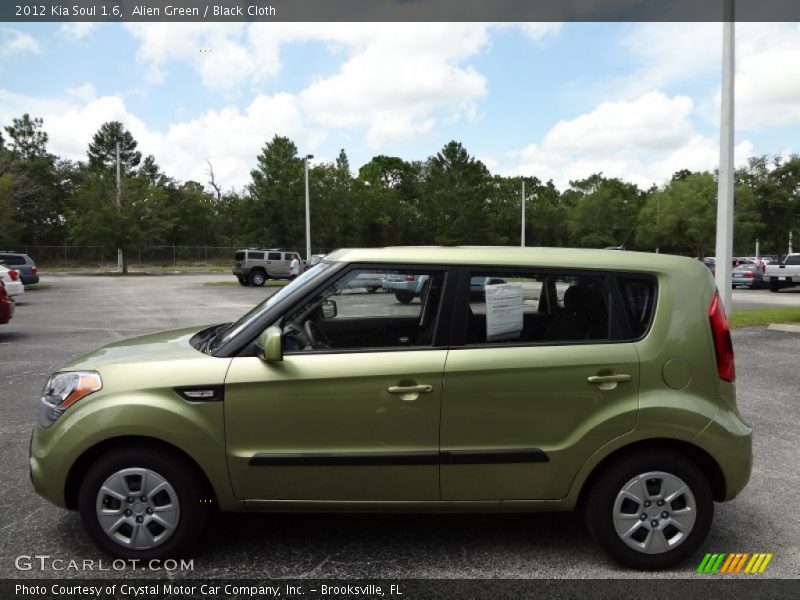 Alien Green / Black Cloth 2012 Kia Soul 1.6