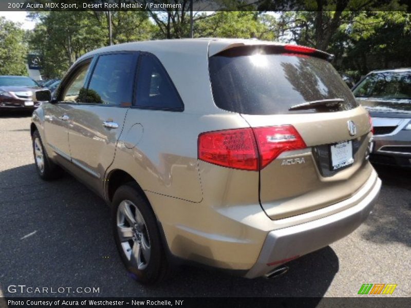 Desert Rock Metallic / Parchment 2007 Acura MDX Sport
