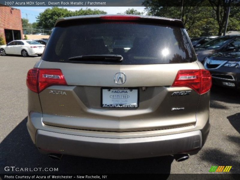 Desert Rock Metallic / Parchment 2007 Acura MDX Sport