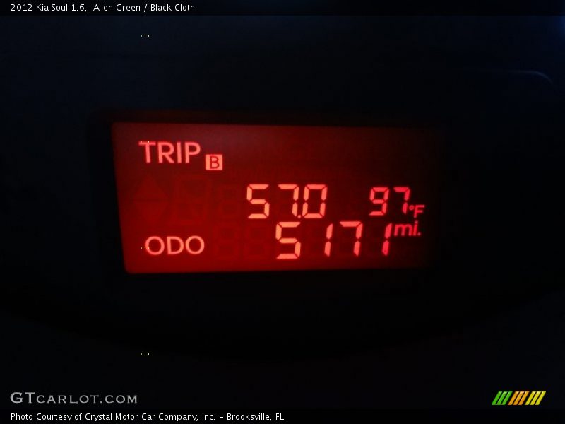 Alien Green / Black Cloth 2012 Kia Soul 1.6
