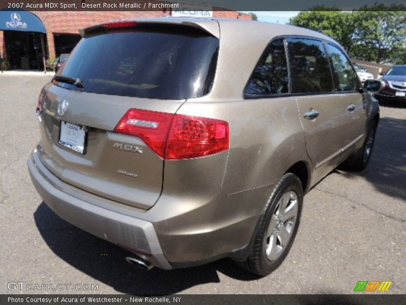 Desert Rock Metallic / Parchment 2007 Acura MDX Sport