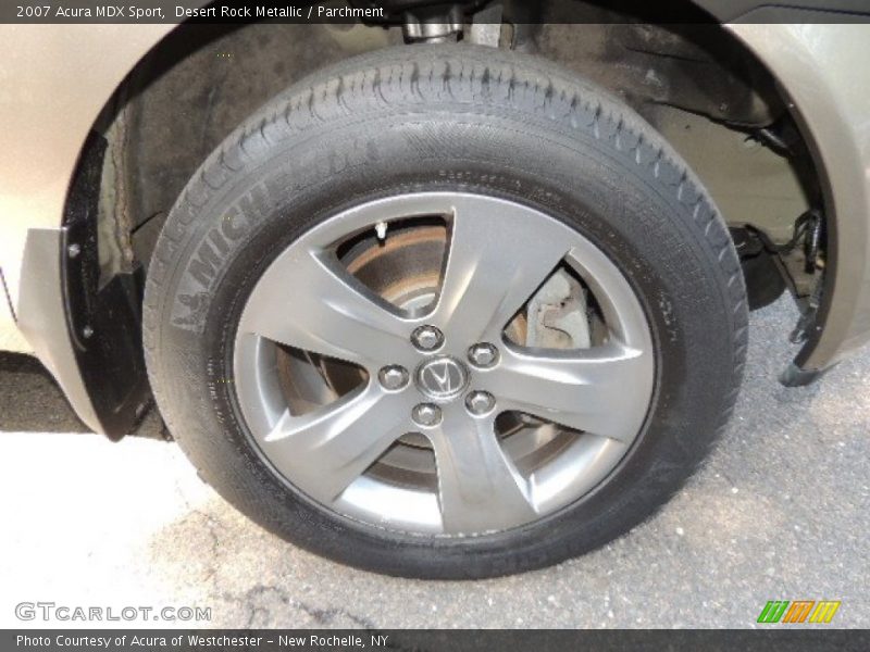 Desert Rock Metallic / Parchment 2007 Acura MDX Sport