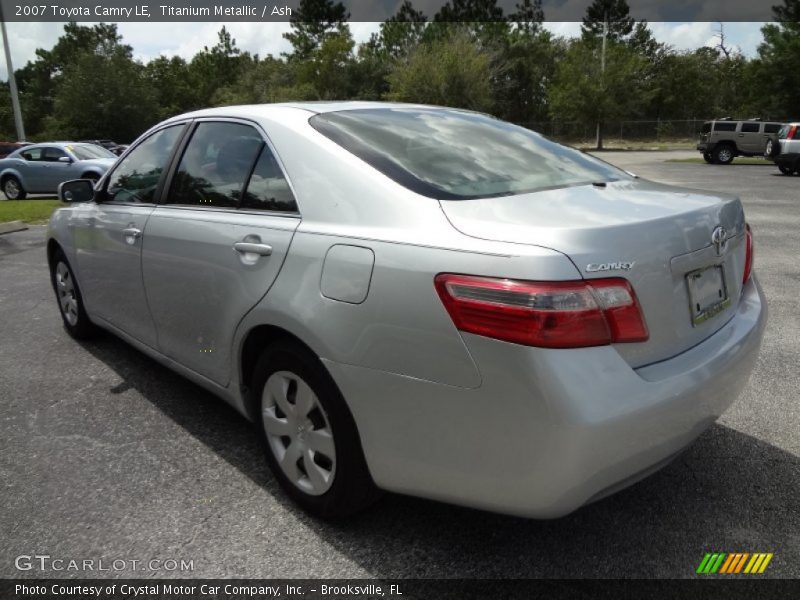 Titanium Metallic / Ash 2007 Toyota Camry LE