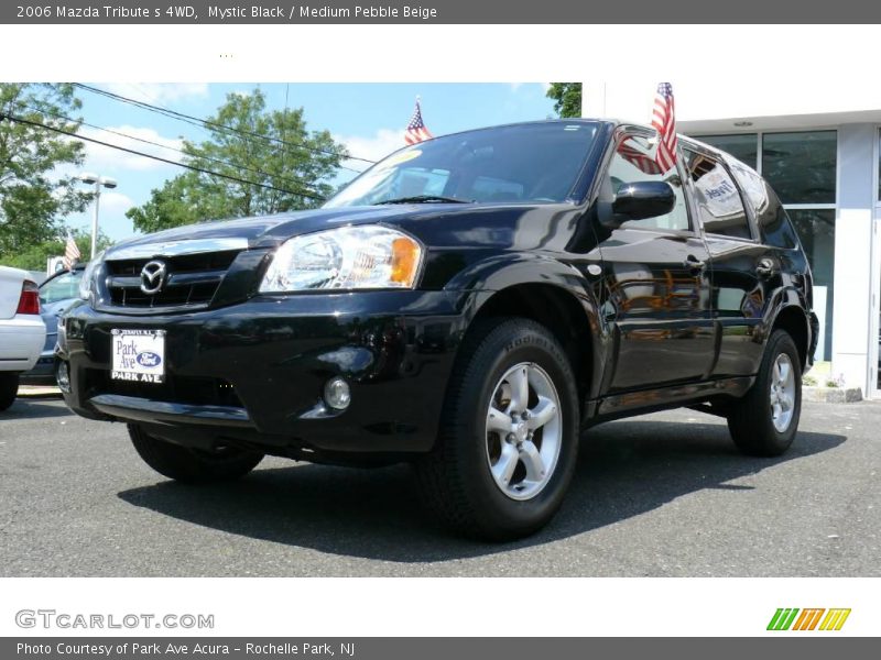 Mystic Black / Medium Pebble Beige 2006 Mazda Tribute s 4WD