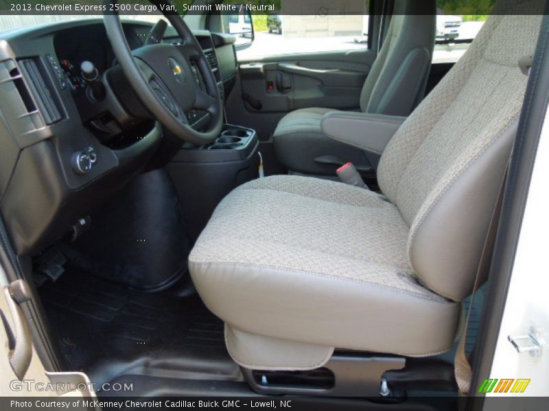 Summit White / Neutral 2013 Chevrolet Express 2500 Cargo Van