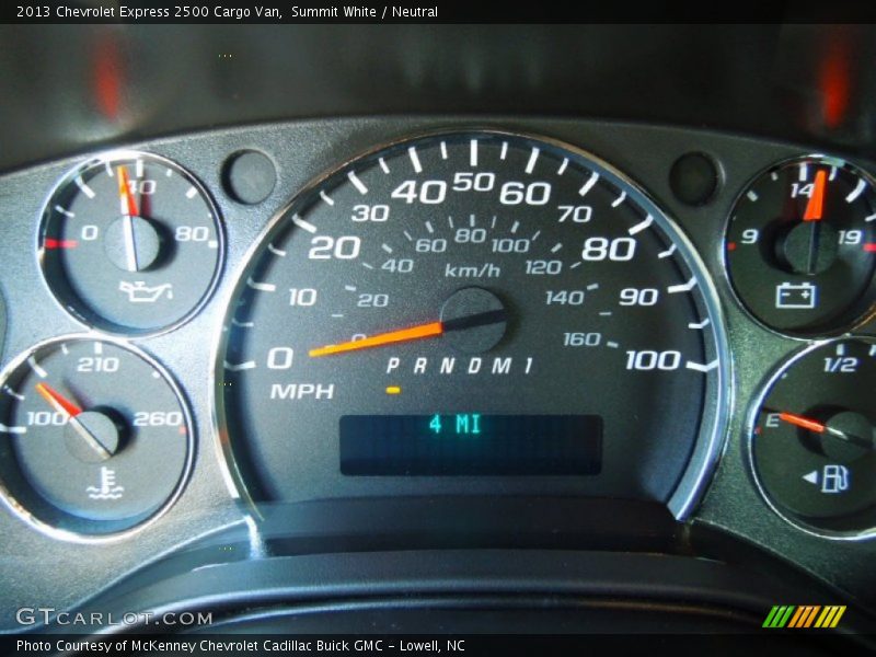 Summit White / Neutral 2013 Chevrolet Express 2500 Cargo Van