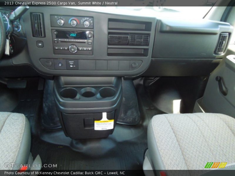 Summit White / Neutral 2013 Chevrolet Express 2500 Cargo Van