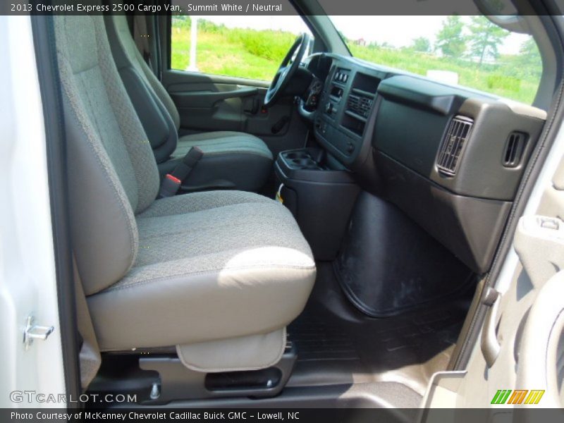 Summit White / Neutral 2013 Chevrolet Express 2500 Cargo Van