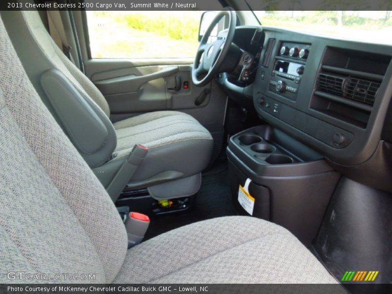 Summit White / Neutral 2013 Chevrolet Express 2500 Cargo Van