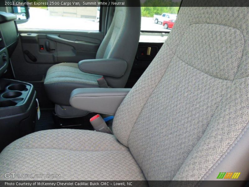 Summit White / Neutral 2013 Chevrolet Express 2500 Cargo Van