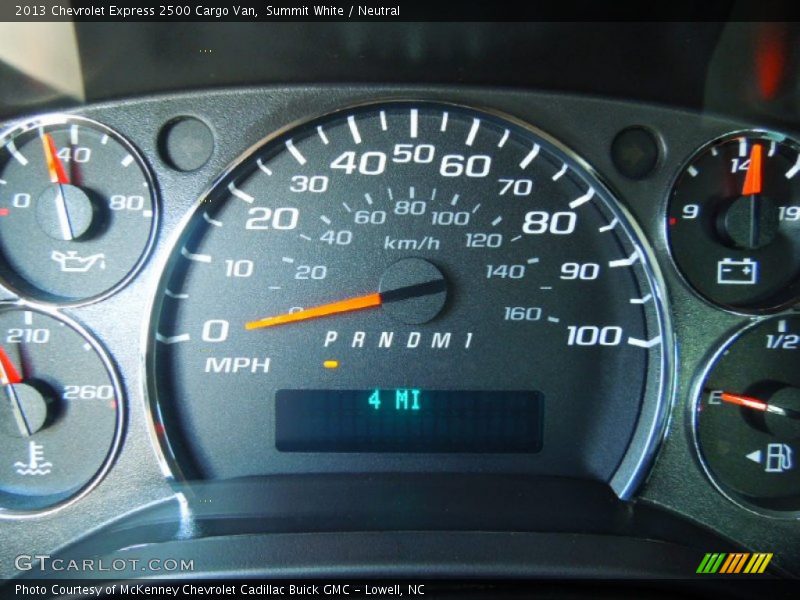 Summit White / Neutral 2013 Chevrolet Express 2500 Cargo Van